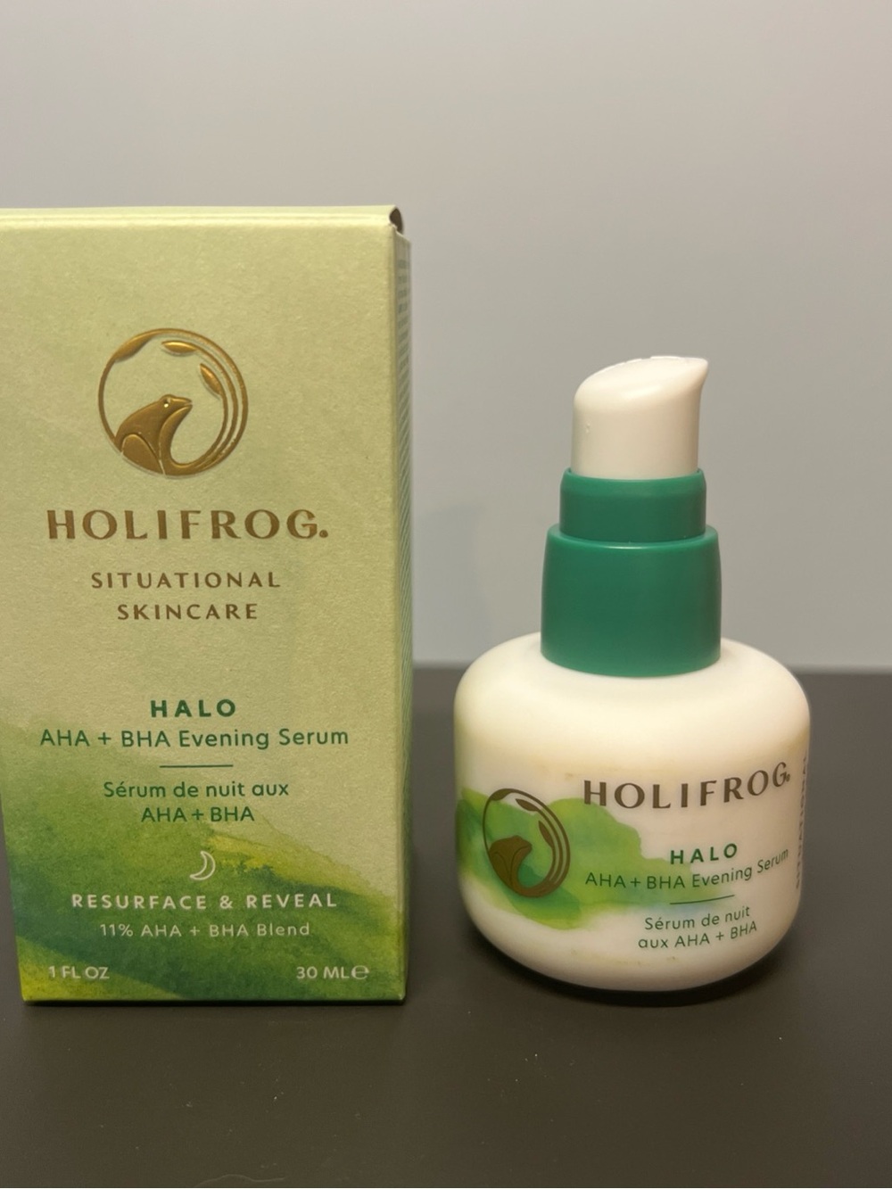Holifrog Halo AHA + BHA Evening Serum — NEW